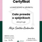 Certyfikat_Cala_prawda_o_spojnikach_Alicja_Szalska_Radomska
