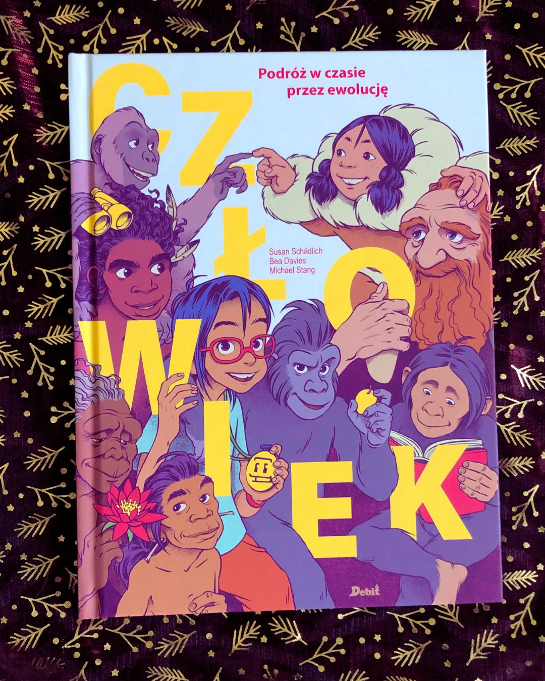 Okładka książki "Człowiek. Podróż w czasie przez ewolucję" - Susan Schadlich