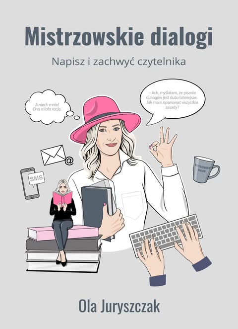 Okładka książki „Mistrzowskie dialogi” – Ola Juryszczak